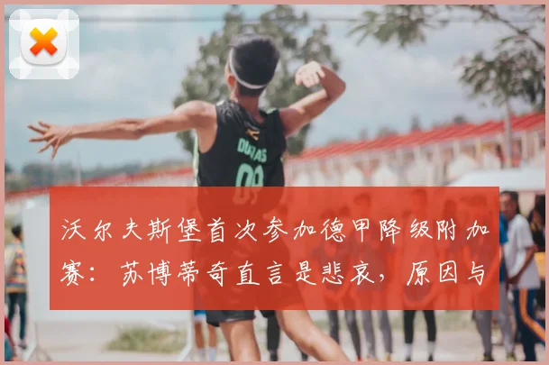 沃尔夫斯堡首次参加德甲降级附加赛：苏博蒂奇直言是悲哀，原因与规则深度解析